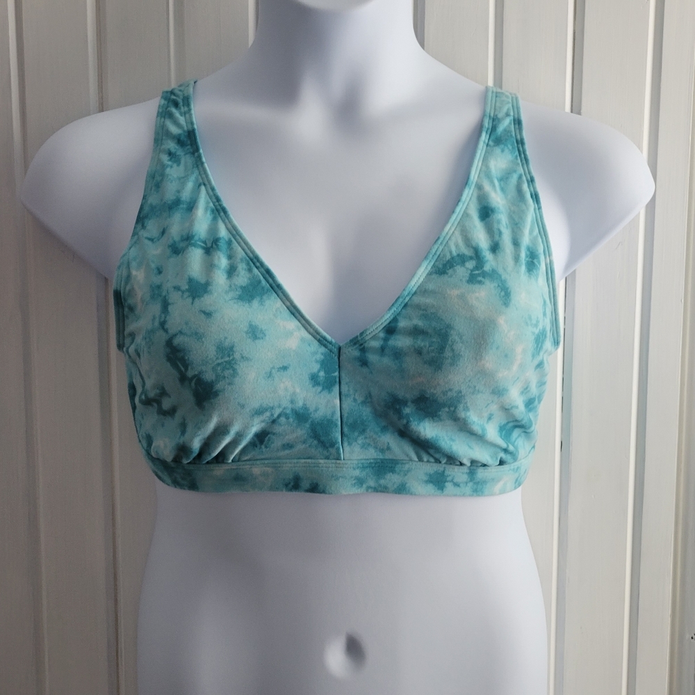 Victoria's Secret PINK Bralette Tie-dye Blue